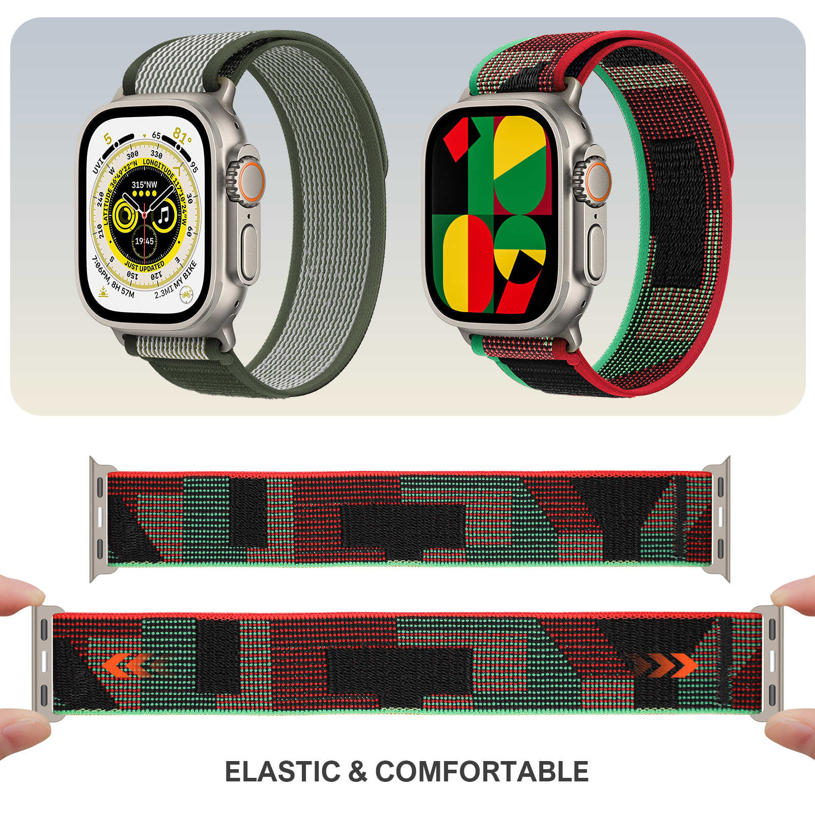 nylon apple watch band